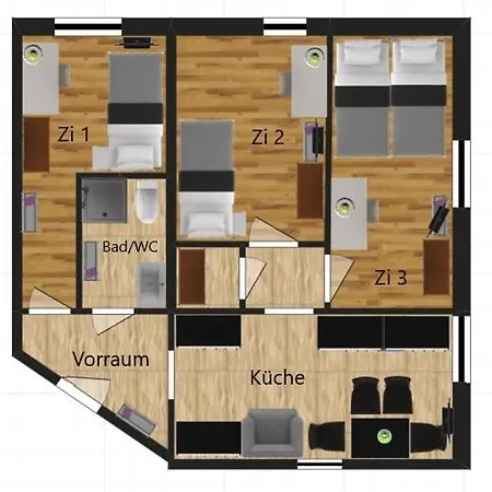 Ferienwohnung, Mit 3 Schlafzimmer 그라츠